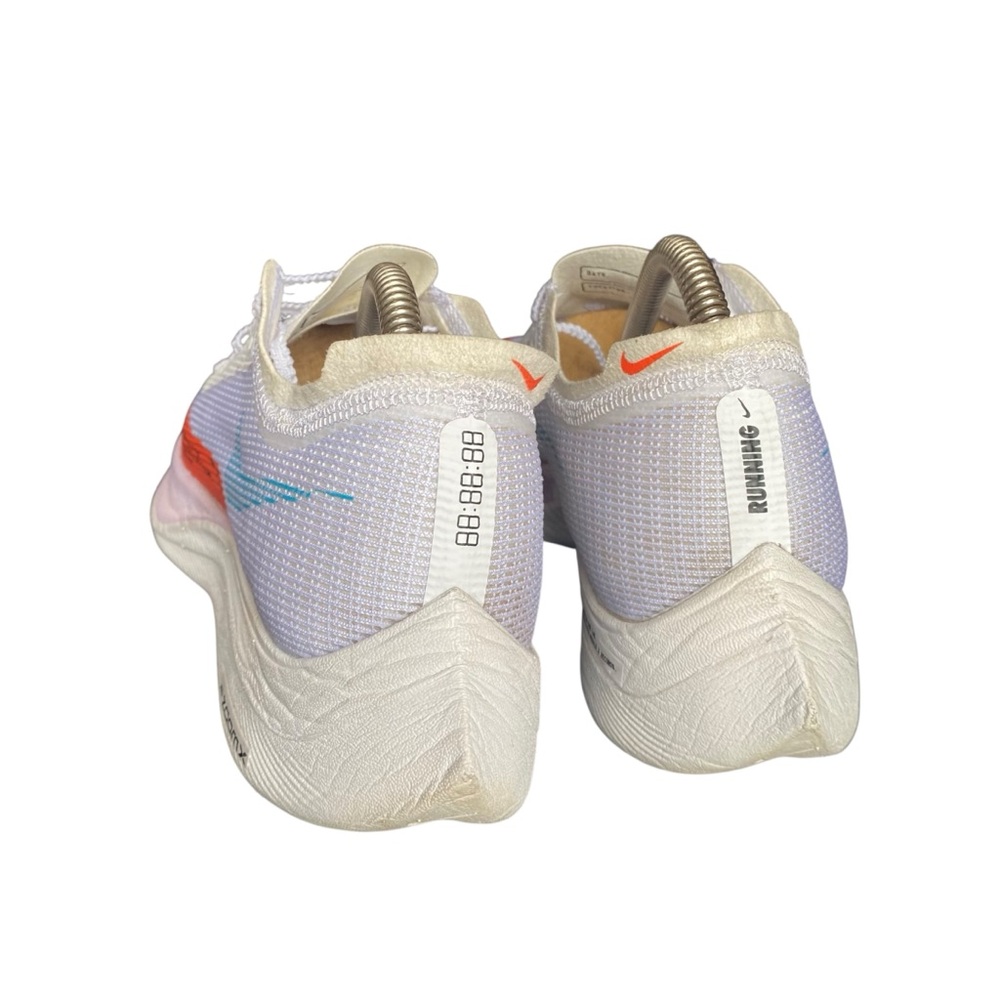 Nike ZoomX Vaporfly Shoe Womens 9 40.5 Running Ultralight White Orange Pink - Picture 6 of 8